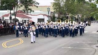 Benicia High School Marching Band At The 2025 Foothill Band Review