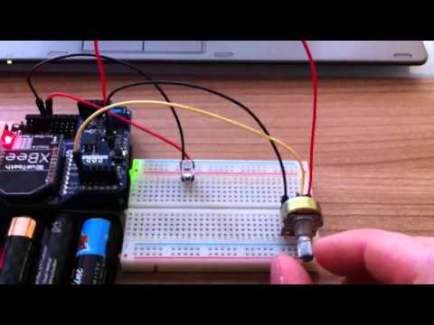 Arduino Uno with XBee Bluetooth Analog Input vb.Net