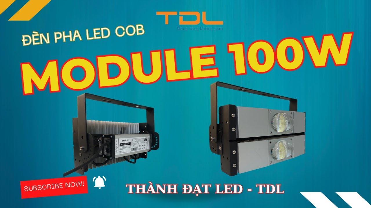 Đèn led module 100w COB | Đèn pha led 100w Philips | Đèn pha led ngoài ...