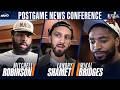 Mitchell Robinson, Mikal Bridges, Landry Shamet & Miles McBride talk historic Knicks Game 4 win