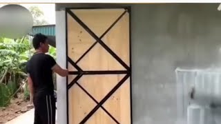 Una puerta puede lucir genial y técnica, iy es tan fácil de hacer! 🔧🚪