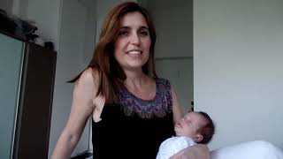 Stephanie Easy Birth of Louna using HypnoBirthing Breathing Techniques