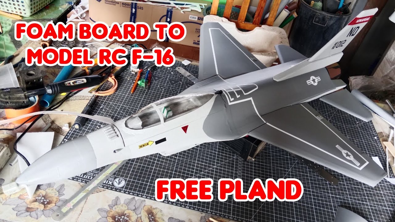 How to make F-16rc from foam sheets