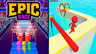 Fun Race 3D vs Epic Race 3D screenshot 4