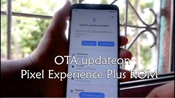 Latest OTA update on POCO F1 | How to update Pixel Experience ROM