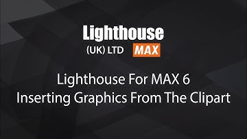 Lighthouse CPM-100 Inserting Graphics From The Clipart