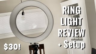 QIAYA Ring Light Unboxing/ Review + Setup