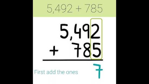 How To Use the Traditional Addition Algorithm to Add Multi-Digit Numbers #additionandsubtraction