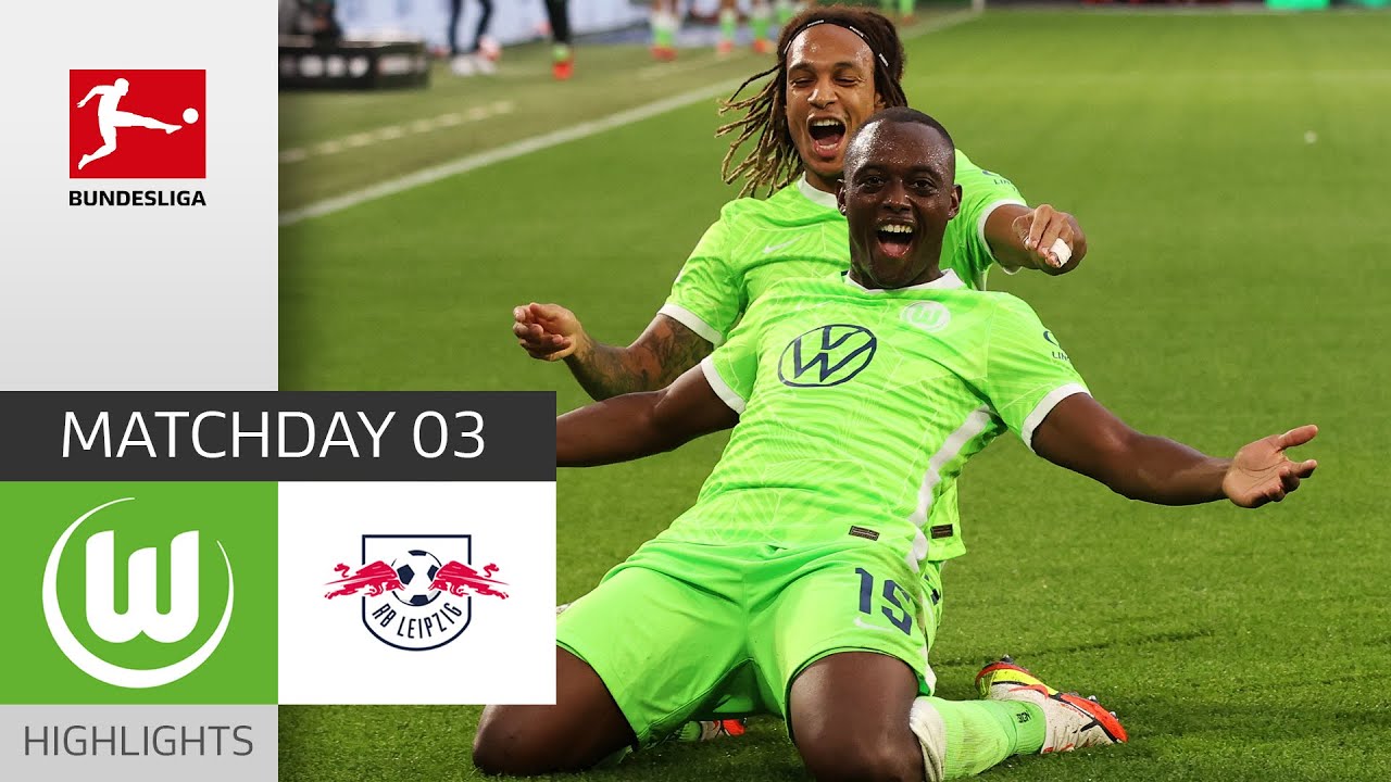 Ulykke Uforenelig medlem VfL Wolfsburg - RB Leipzig 1-0 | Highlights | Matchday 3 – Bundesliga  2021/22 - YouTube