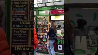 Pickle Shop: Winter Village,Bryant Park,NYC,Nov.2023