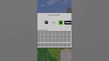 How to Make Deepslate Bricks With a Stone Cutter in Minecraft #Shorts