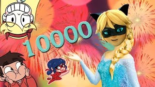 картинка: 10000 подписчиков!!! # Star vs the forces of evil # Miraculous LadyBug #Crack 2