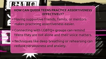How Can Queer Teens Practice Assertiveness Effectively? - Queer Teens United