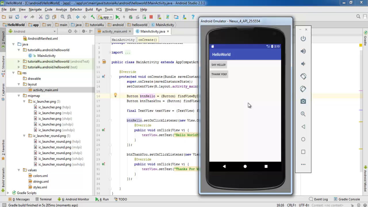how to use android studio