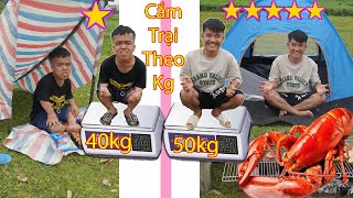 Hưng Troll | Thử Thách 24H Cắm Trại Theo Cân Nặng 0 Sao Với 5 Sao