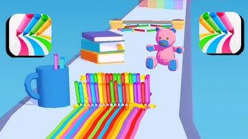 Pencil Rush 3D Max Level - All Levels Gameplay (iOS & Android) Walkthrough part 6