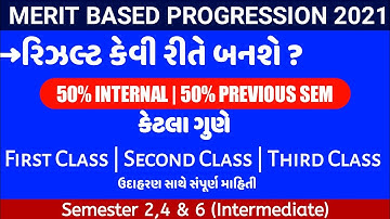 MERIT BASED PROGRESSION | MARKS COMPUTATION METHOD | 2021 | SEM 2,4 & 6