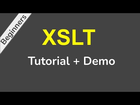 Video: Ce este explicația XSLT cu un exemplu?