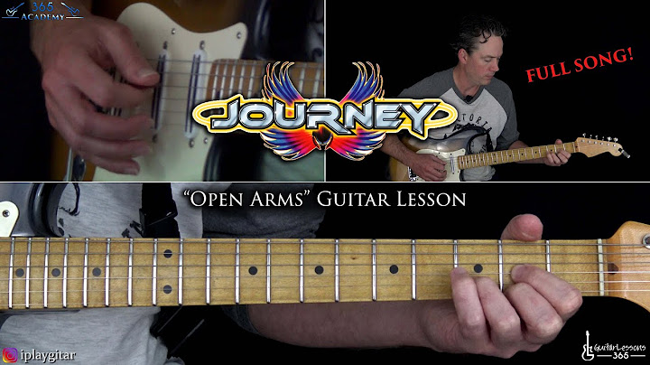 Open Arms Guitar version - Guitar performance video thumbnail