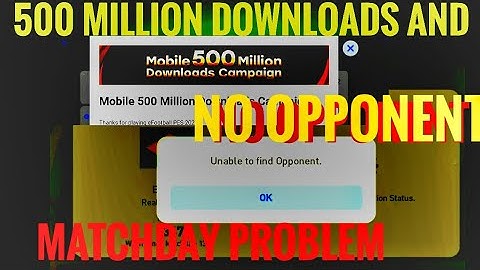 500 Million Downloads And No Opponent || Matchday Problem 🤔🙄