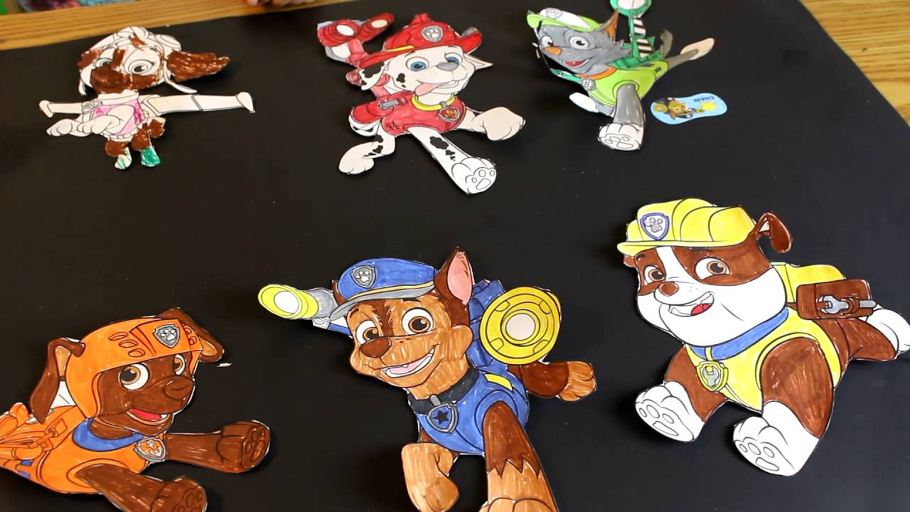 Paw patrol Puppets Craft day YouTube