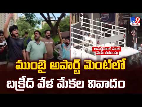 High Tension in Mumbai Ahead of Bakrid: ముంబై అపార్ట్ మెంట్ లో బక్రీద్ వేళ మేకల వివాదం - TV9 - TV9