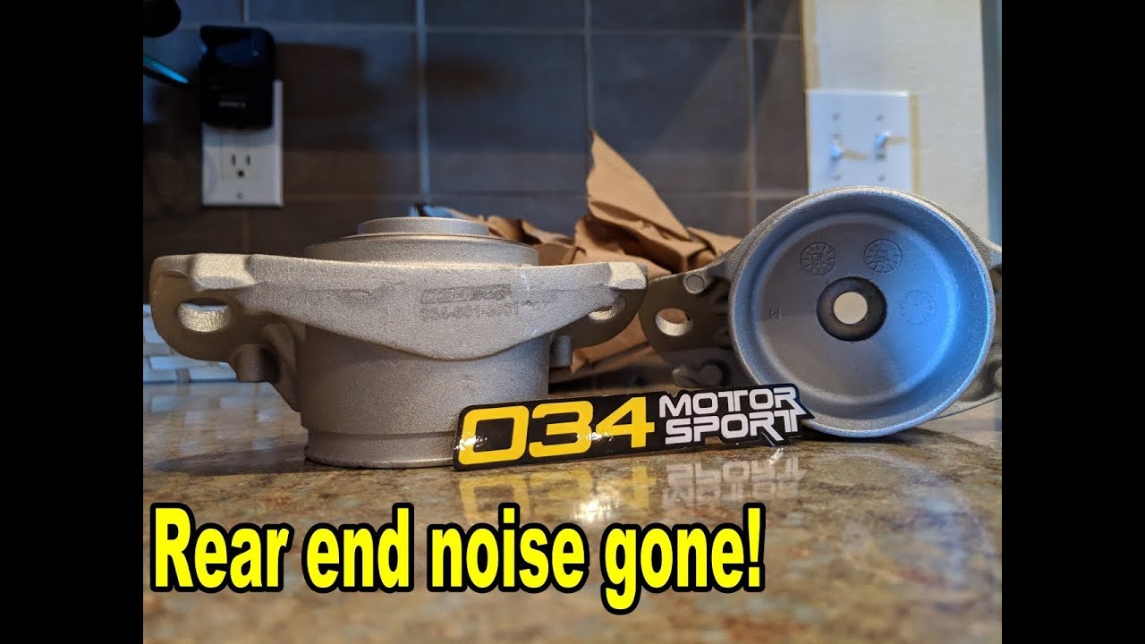 034 Rear Strut mount Install & Review! | MK7 Golf R - YouTube