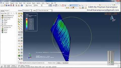 Simulation blast explosion near the reinforcement wall in Abaqus