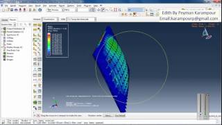 Simulation blast explosion near the reinforcement wall in Abaqus