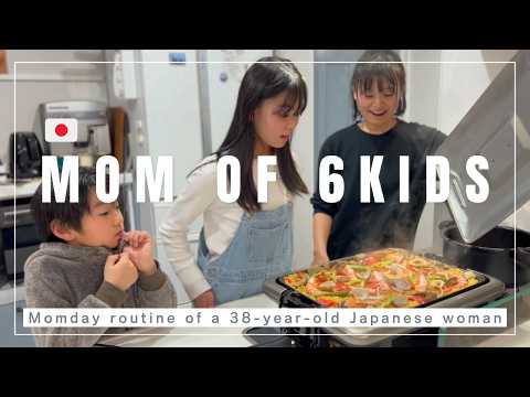 Daily life in Japan】Mom of 6 kids | Monday Routine | 38 years old