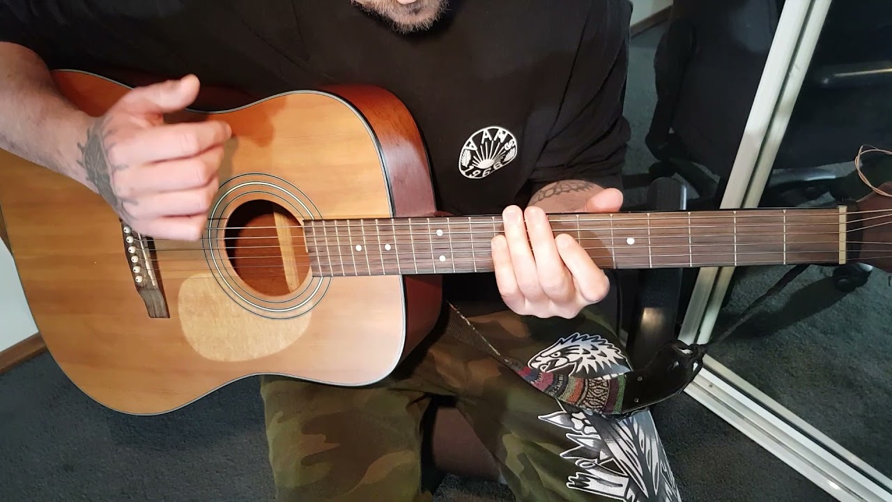 iron and wine upward and over the mountain acoustic guitar tutorial