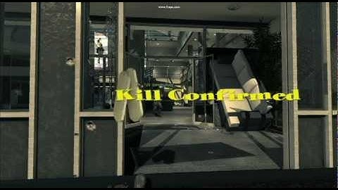 Modern Warfare 3 / Kill Confirmed on Arkaden  w / Metallica / a Barnaby Rudge production