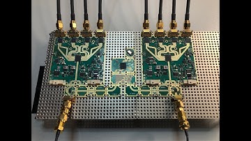 X Band Monopulse Tracker Construction with X Microwave Blocks