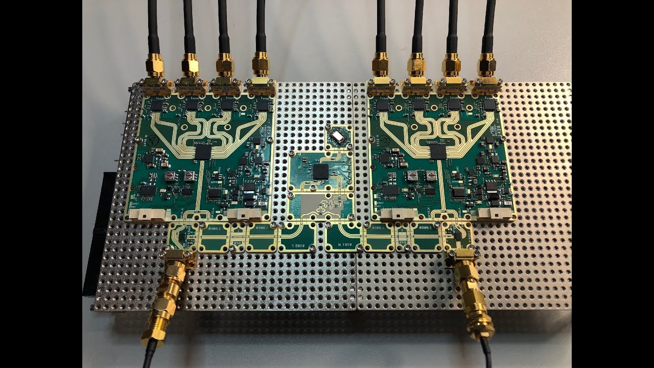 X Band Monopulse Tracker Construction with X Microwave Blocks YouTube