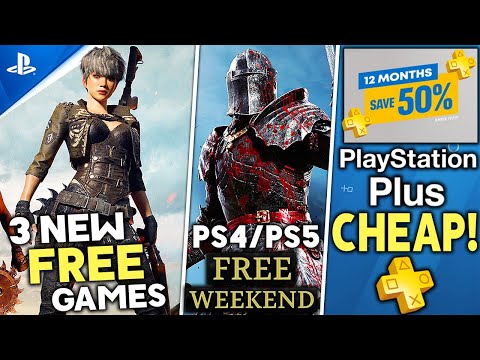 3개의 새로운 무료 PS4/PS5 게임, PS4/PS5의 무료 게임 주말, 저렴한 PS Plus 12개월 거래 + 추가 PS 뉴스!