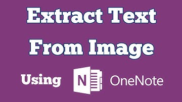 Extract text from Images/Pictures with OCR Tool in Microsoft Office OneNote