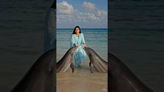 সমুদ্র ডলপিনের সাথে খেলা করা কি দারুন #ভিডিওটা কেমন লাগলো #please #1m views 🙏