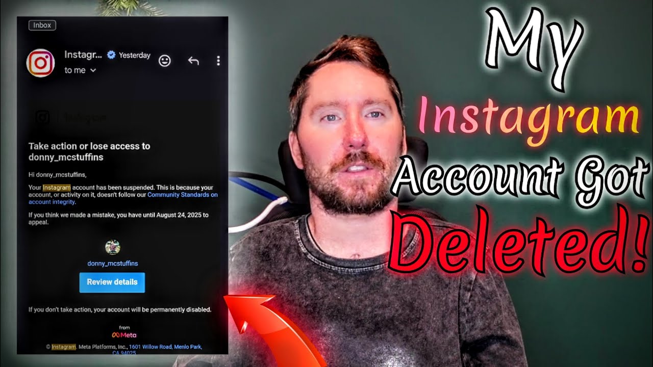 My Instagram Account Got Deleted... - YouTube