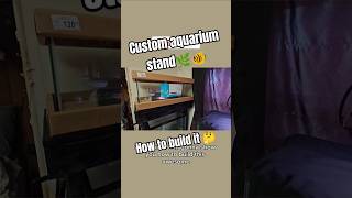 what you will need to build the 3 story aquarium stand. #aquarium #aquariumstand #fishkeepinghobby