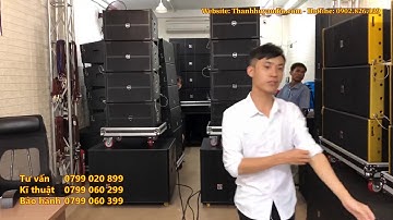 Dàn Nhạc Sống Loa Array 30 Giá 110 Triệu Mẫu Mới Siêu Gọn LH 0902826129