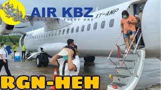 AIR KBZ Flight Experience: K7842 Yangon to Heho screenshot 4