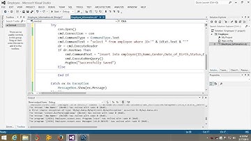 Visual Basic Net Tutorial with MySql database 7 How to check Duplicate Entry