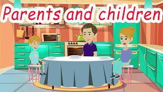 English speaking for Real Life  English conversation between parents and children everyday