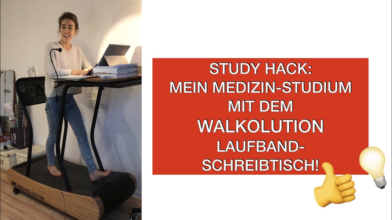 New Medizinstudium auf dem Walkolution Laufband-Schreibtisch. Erfahrungen und Review.