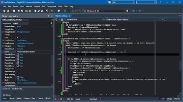 Problema com Delphi com Thread, dataset e banco de dados