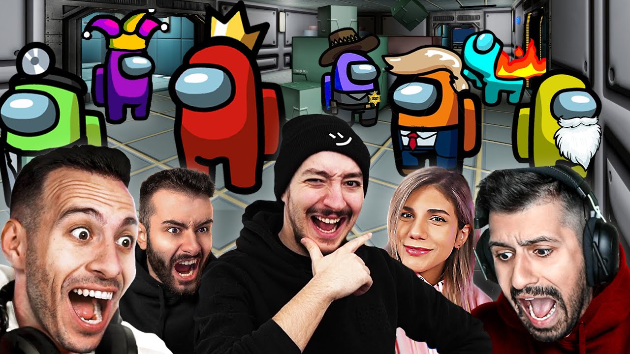 AMONG US ΒΡΑΔΙΑ ΜΕ ΠΟΛΛΟΥΣ ΡΟΛΟΥΣ ΣΑΝ ΠΑΛΙΑ!