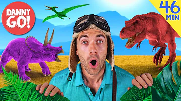 Dinosaurs, Sharks, Monkeys + more! 🦖🦈🐒  | Dance Along Compilation | Danny Go! Songs for Kids