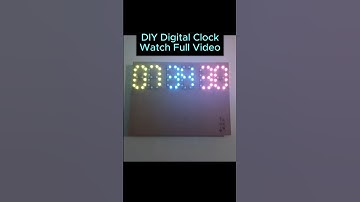 how to make Digital Clock Using WS2812 NeoPixle ARGB | Raspberry PI Pico