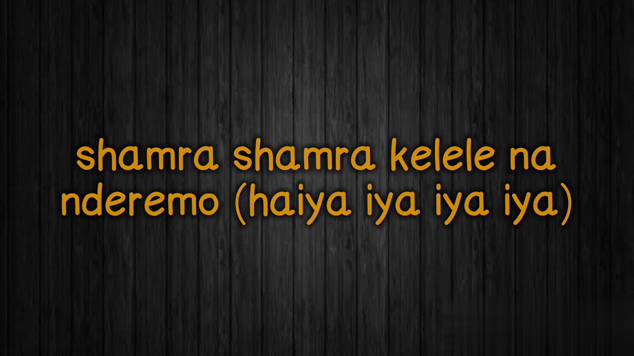 Shamra Shamra | Mbuzi Gang ft. Mejja | Official Lyric