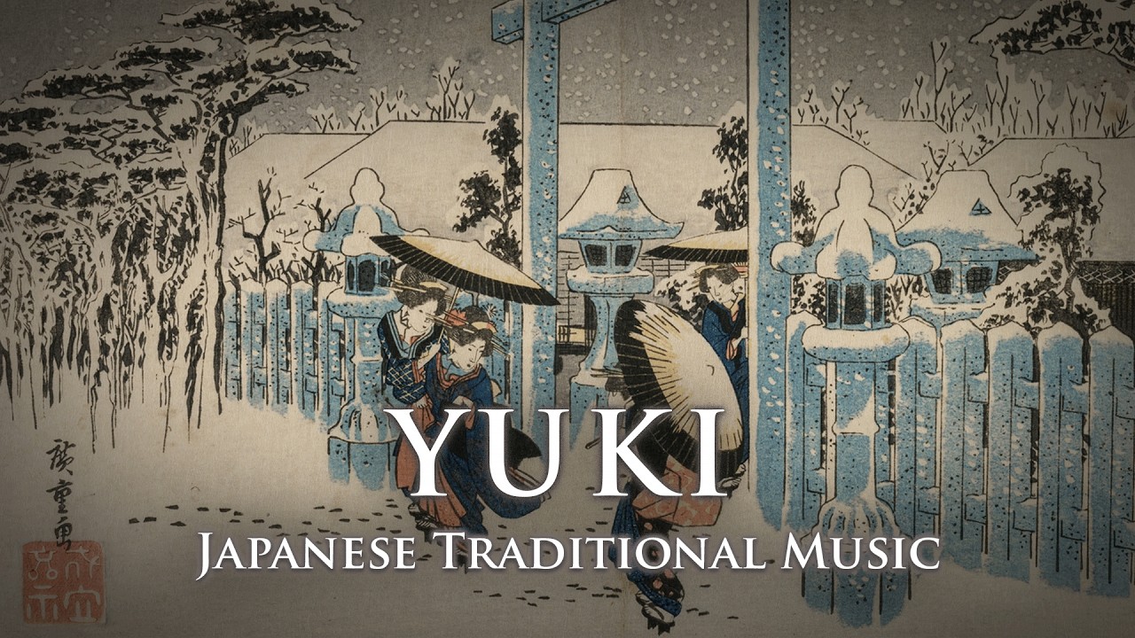 Snowfall – Relaxing Japanese Koto Music | Traditional Instrumental